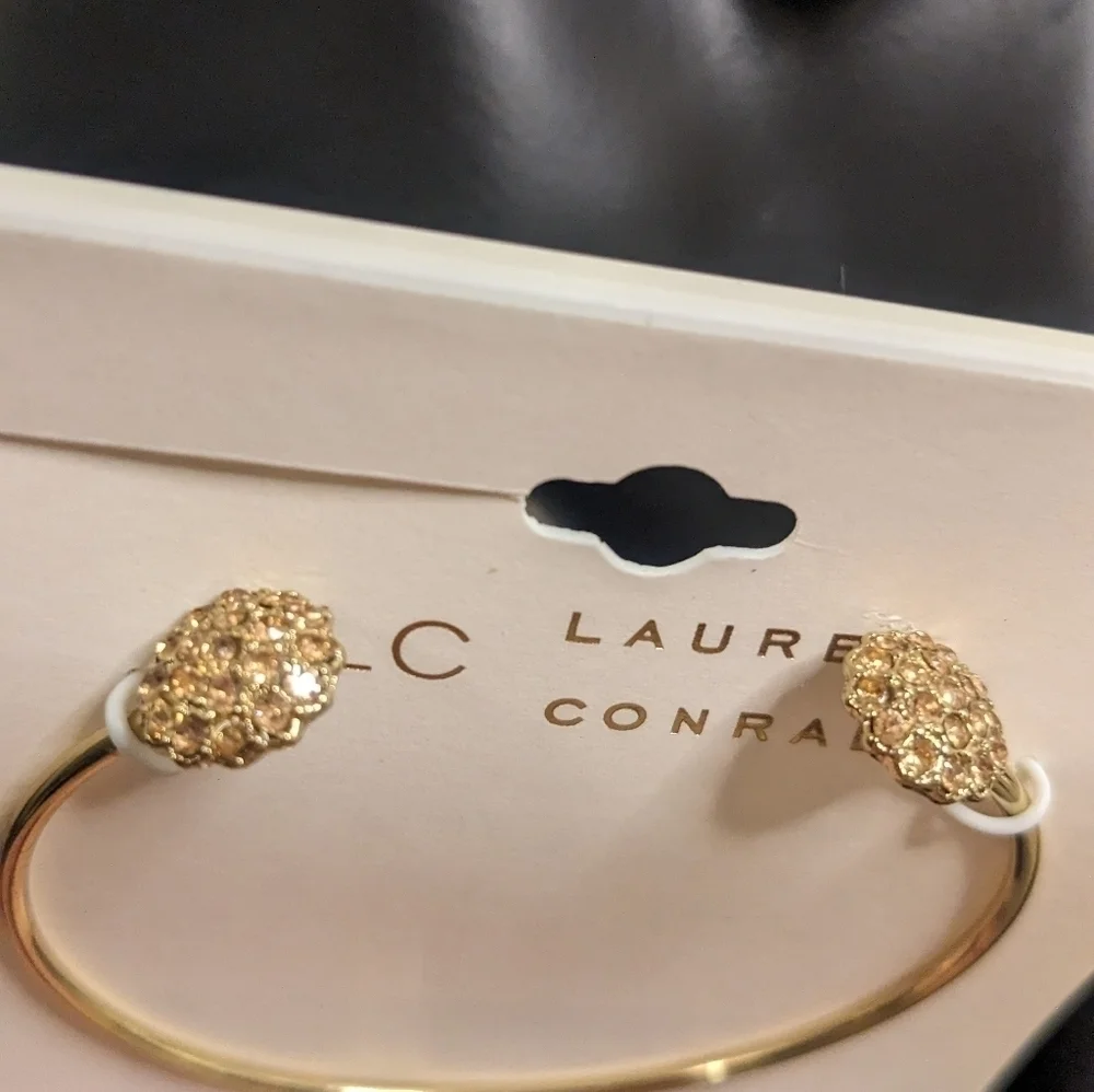 Lauren Conrad Gold and Rhinestone Bracelet‎